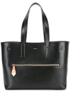 Paul Smith Double Strap Large Tote, Black, Calf Leather