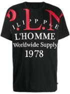 Philipp Plein Gold Cut P.l.n T-shirt - Black