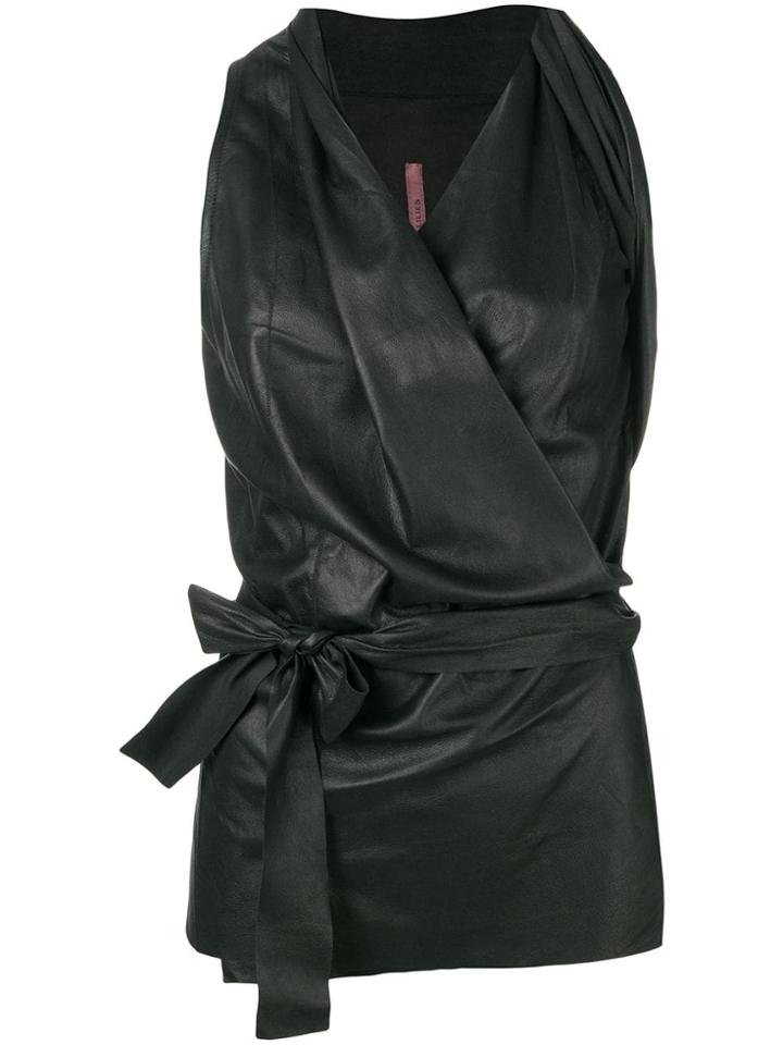 Rick Owens Lilies Fitted Waist Blouse - Black