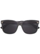 Gucci Eyewear Square Frame Rhinestone Sunglasses - Black