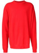 Marka - Oversized Sweatshirt - Men - Cotton - 2, Red, Cotton
