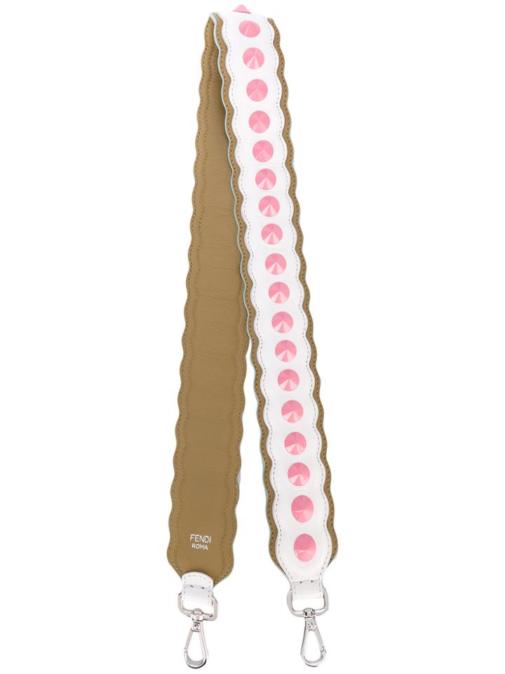 Fendi Studded Strap You - White
