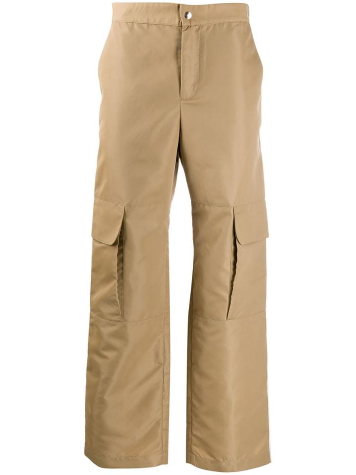 Paria Farzaneh Combat-style Wide Leg Trousers - Neutrals