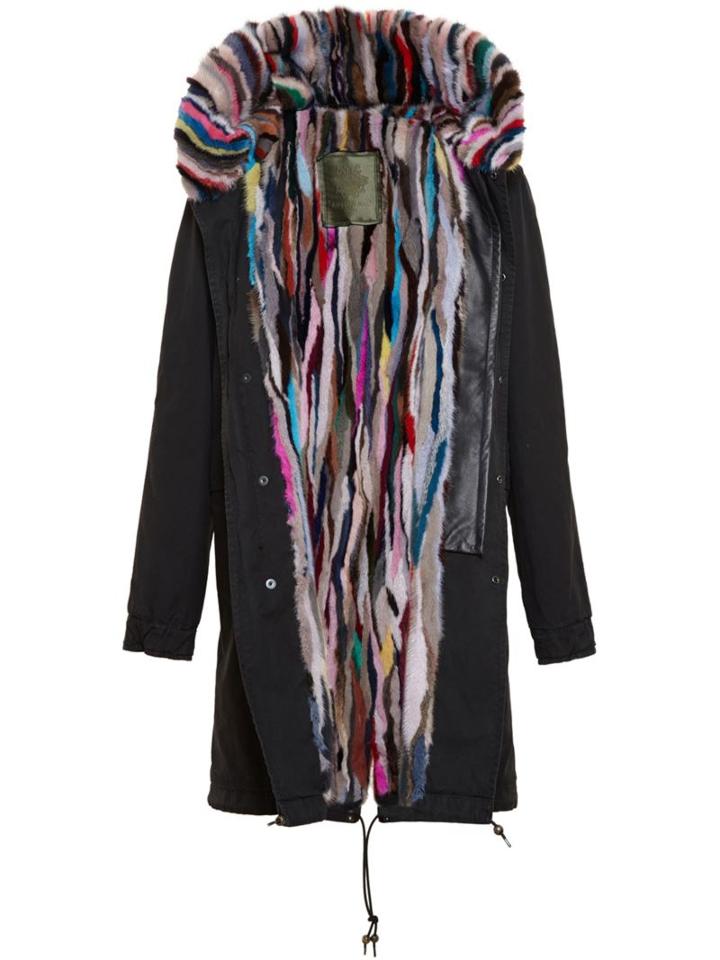 Mr & Mrs Italy Long Mink Fur Lined Parka