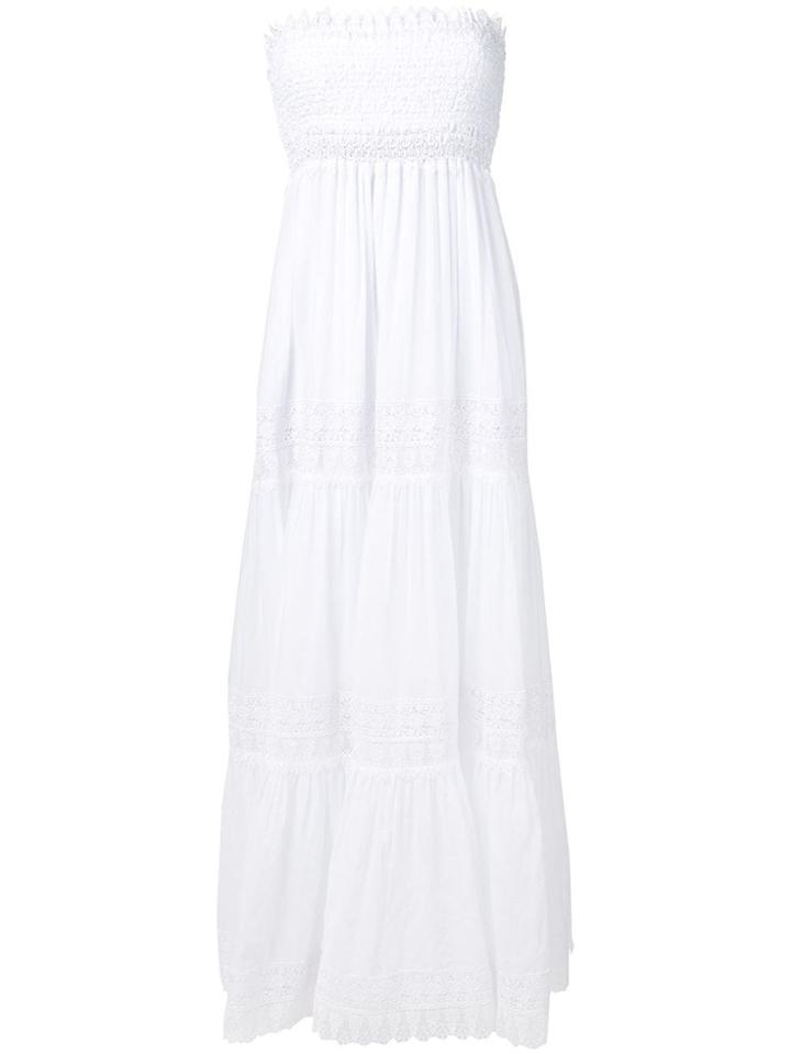 Charo Ruiz Strapless Maxi Dress - White