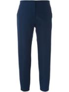 Marni Cropped Trousers, Women's, Size: 42, Blue, Cotton
