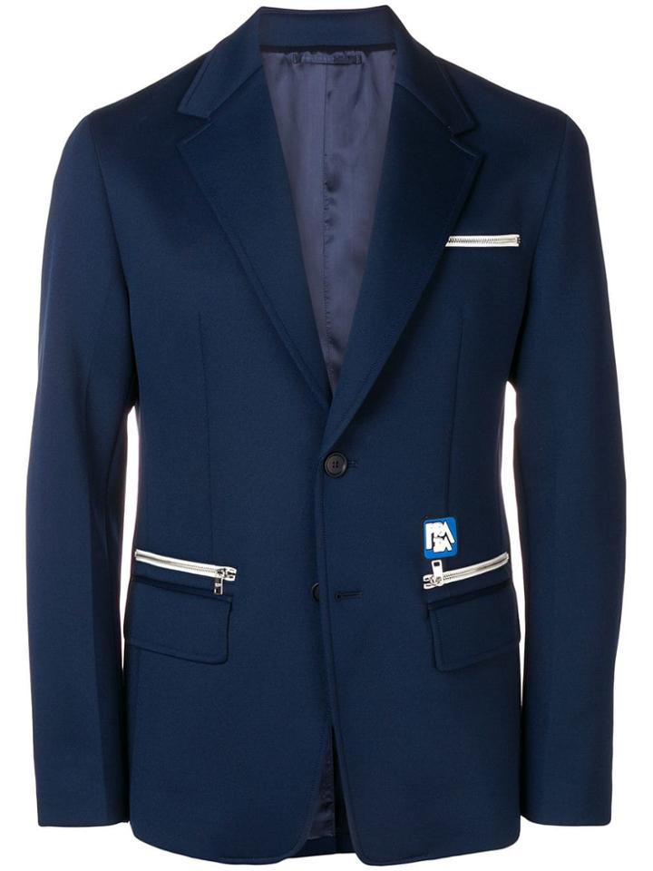 Prada Structured Blazer - Blue