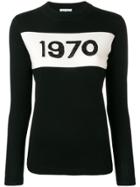 Bella Freud 1970 Crew Neck Jumper - Black