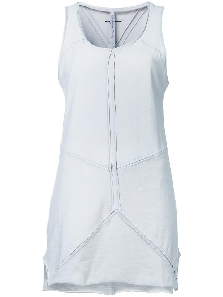 First Aid To The Injured - Sphenoid Tank Top - Women - Cotton - 2, Grey, Cotton