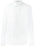 Chalayan Pleat Shirt, Men's, Size: 46, White, Cotton
