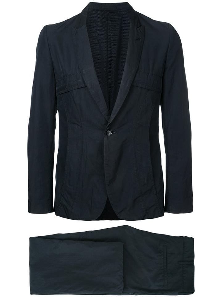 Comme Des Garçons Vintage Mesh Lined Suit - Black