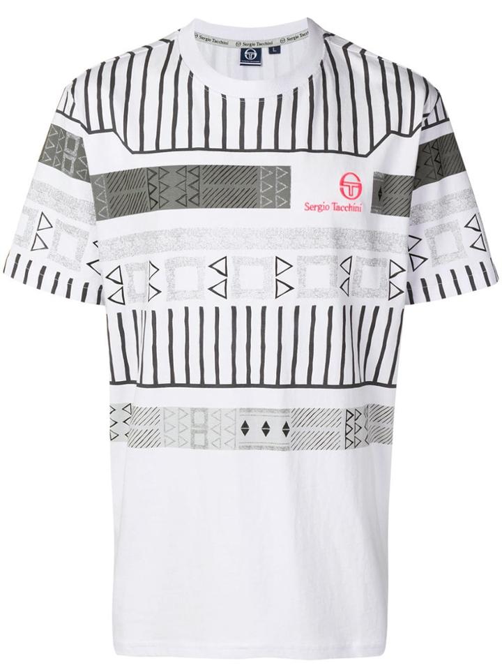 Sergio Tacchini Graphic Print T-shirt - White