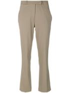 Etro Slim-fit Flared Trousers - Nude & Neutrals
