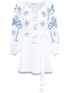 Vita Kin Broderie Anglaise Dress, Women's, Size: Xs, White, Linen/flax