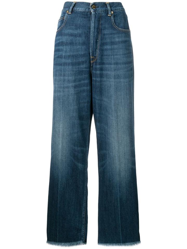 Golden Goose Wide Leg Jeans - Blue