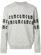 Mcq Alexander Mcqueen Repeated Logo Sweatshirt - Grey