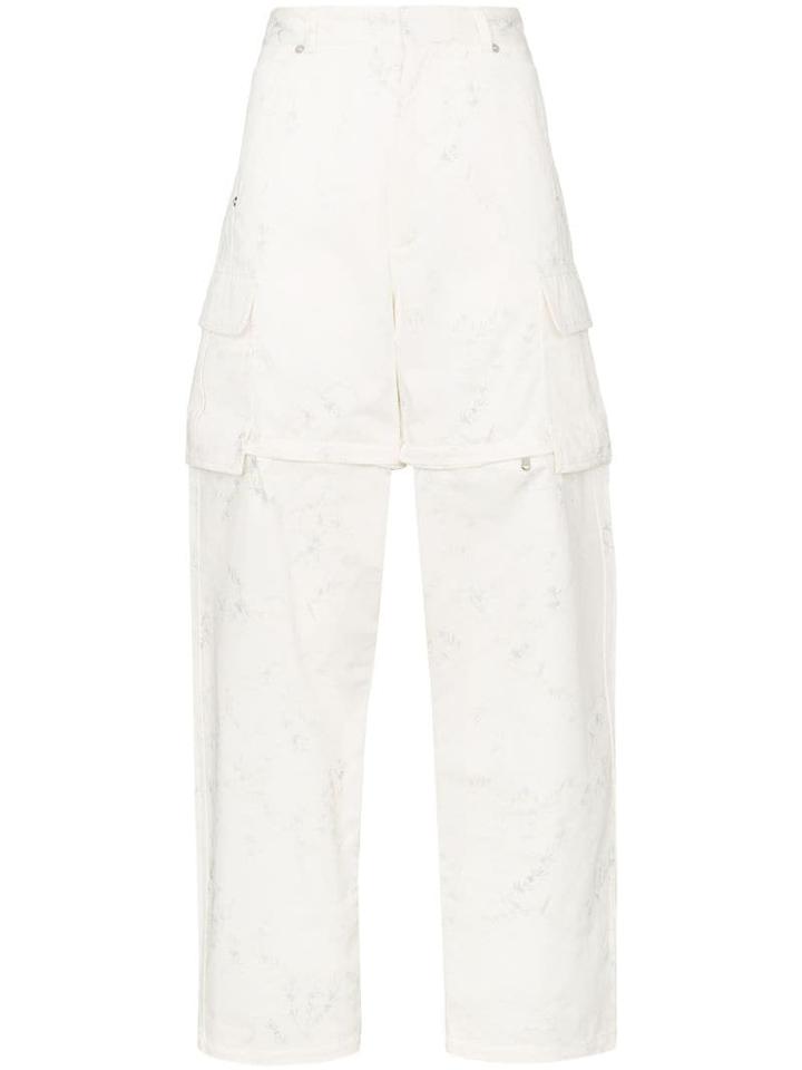 Jacquemus Le Pantalon Pêche Printed Trousers - White