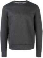 Emporio Armani Stitched Logo Sweatshirt, Men's, Size: Xl, Grey, Modal