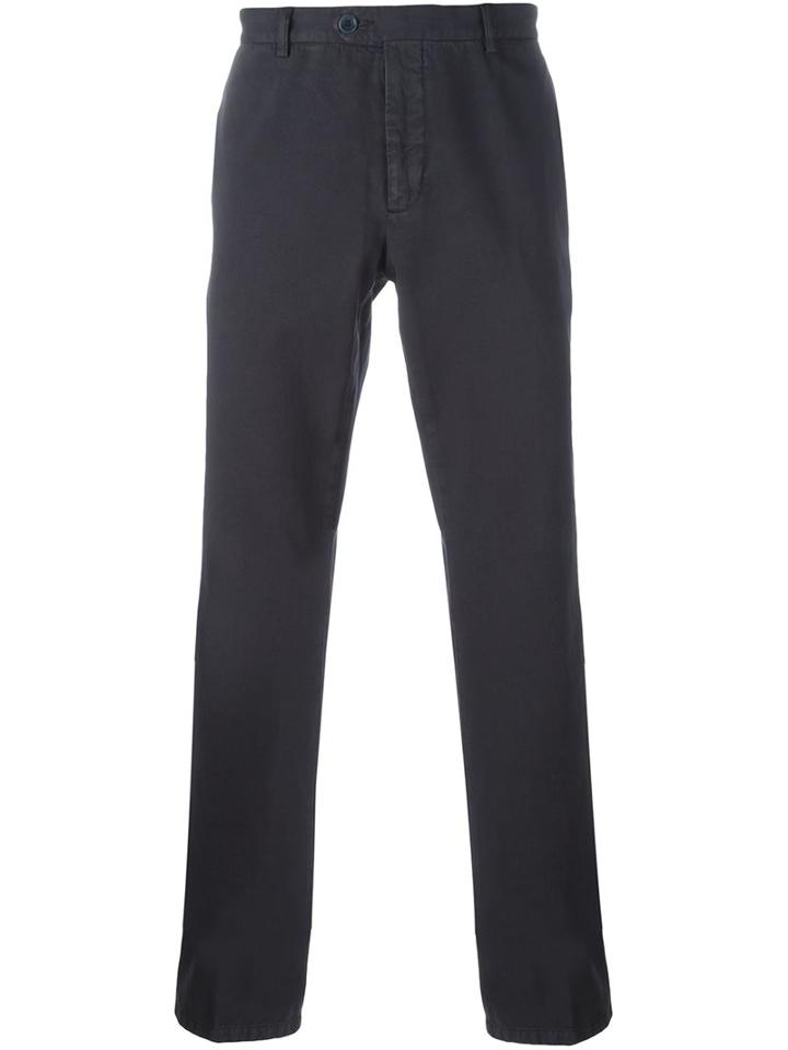 Etro Classic Chinos, Men's, Size: 50, Blue, Cotton/cashmere