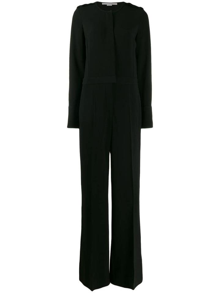 Stella Mccartney Long-sleeved Jumpsuit - Black