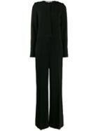 Stella Mccartney Long-sleeved Jumpsuit - Black