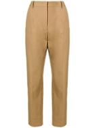 Jil Sander Tapered Trousers - Brown