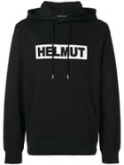 Helmut Lang Logo Patch Hoodie - Black