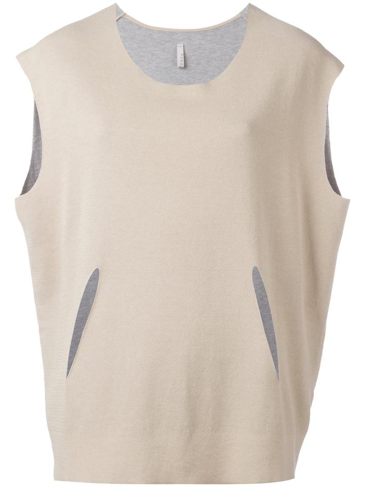 Boboutic Cut-out Detail Blouse, Women's, Size: Small, Nude/neutrals, Cotton/polyamide