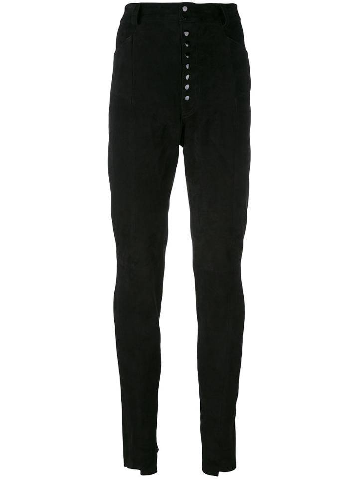 Manokhi High Waisted Trousers - Black