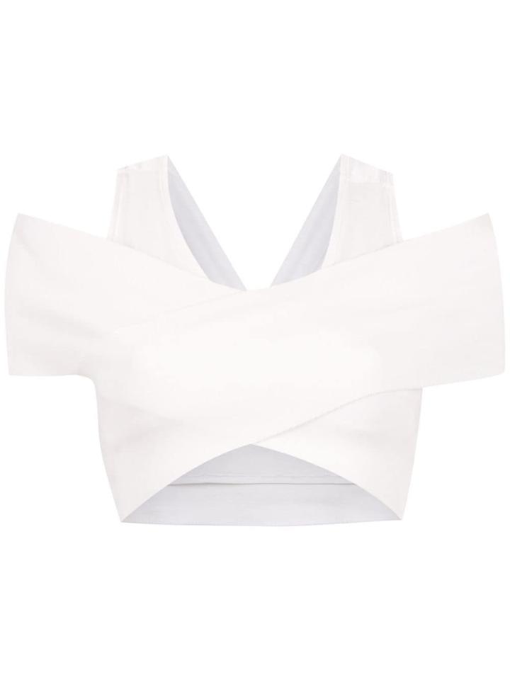 Nk Cropped Top - White