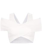 Nk Cropped Top - White