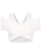 Nk Cropped Top - White
