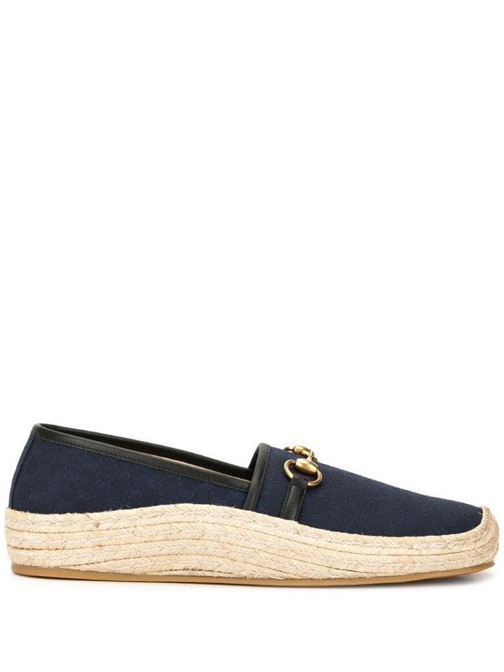 Gucci Horsebit Espadrilles - Blue