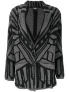 Just Cavalli Patterned Cardi-coat - Grey