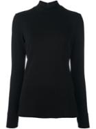 Ps By Paul Smith Turtleneck Jumper, Women's, Size: 44, Black, Viscose/spandex/elastane/silk