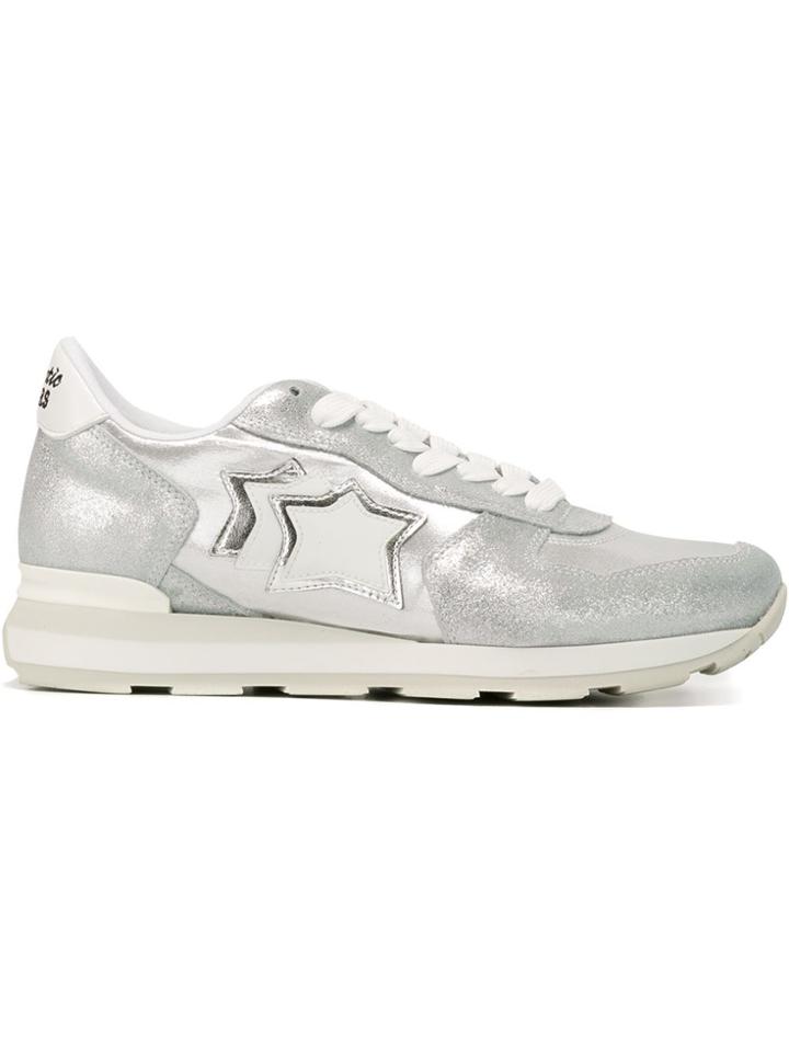 Atlantic Stars 'vega' Metallic Sneakers - Grey
