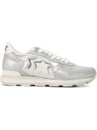 Atlantic Stars 'vega' Metallic Sneakers - Grey