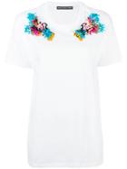 Marco Bologna Embroidered Shoulder T-shirt - White