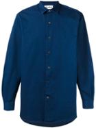 Études - 'ombre' Longsleeve Shirt - Men - Cotton - 44, Blue, Cotton