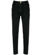 Balmain High-waist Bootcut Jeans - Black