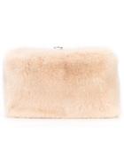 Proenza Schouler Asymmetrical Frame Clutch - Pink & Purple