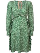 Nº21 Star Print Dress - Green