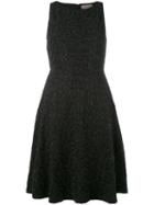 Tony Cohen - Embroidered Shift Dress - Women - Polyester - 36, Women's, Black, Polyester