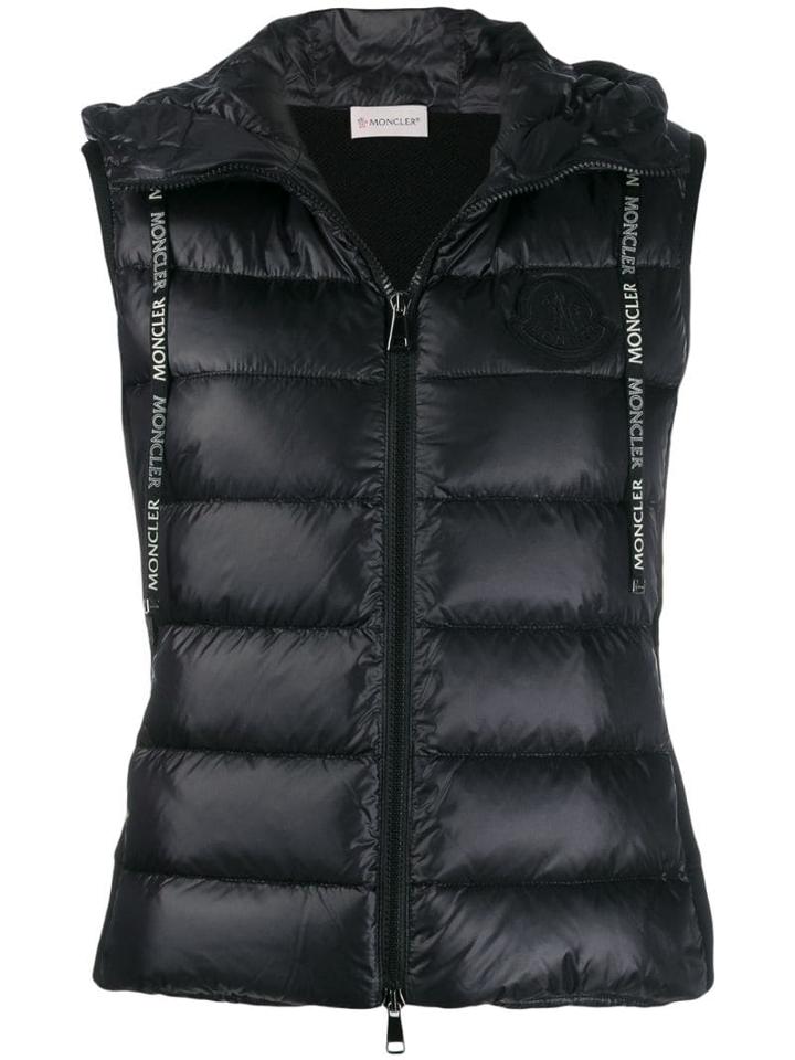 Moncler Zipped Padded Gilet - Black