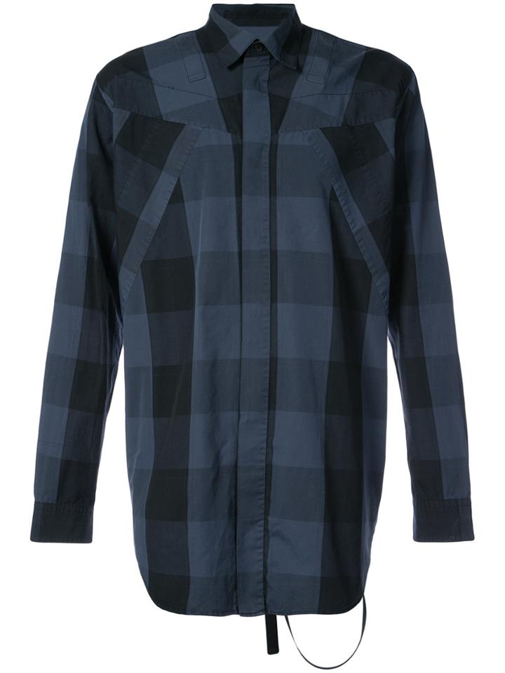 Julius Checkered Shirt - Black