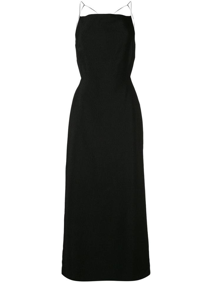 Christopher Esber Side Slit Evening Dress - Black