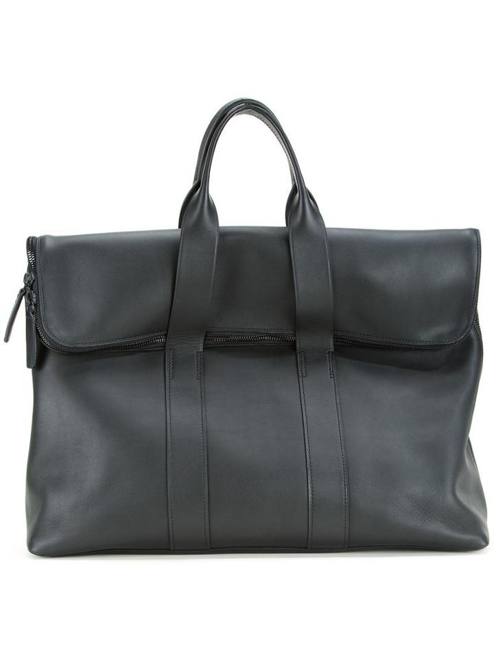 3.1 Phillip Lim 31 Hour Tote, Men's, Black, Calf Leather