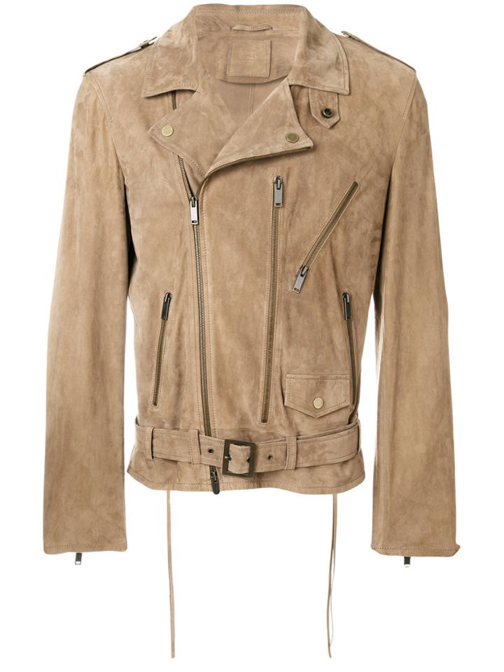Desa 1972 Classic Biker Jacket - Brown