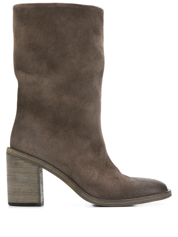Marsèll 90mm Mid-calf Length Boots - Brown