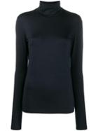 Jil Sander Roll Neck T-shirt - Blue